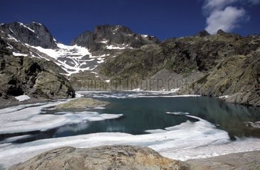 The White Lake in Aiguilles Rouges massif