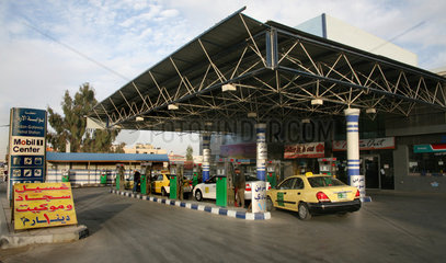 petrol station in Amman  Jordan