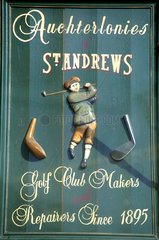 Enseigne du club de golf Saint Andrews