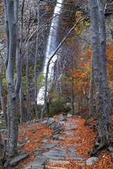 Ray-Pic-Kaskade im Herbst Ardèche Frankreich