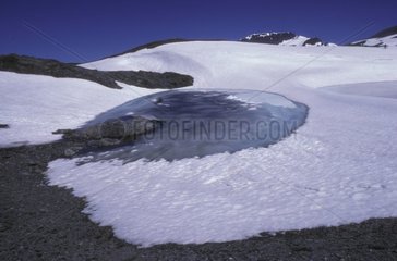 Bulle de glace dans le Parc National de la Vanoise France