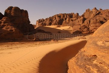 Paysage du Hoggar Désert du Sahara Algérie
