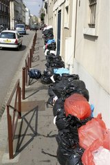 Müll in der Stadt