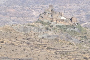 Fortified village between Manakhah and Hutayb Yemen