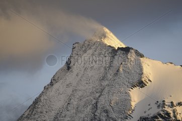 Clouds over the Mont Pourri Vanoise Alps France