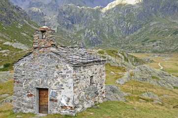 Chapel in HighTarentaise Valley Alps France