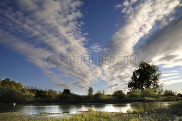 Clouds over the Nature Reserve Brognard France