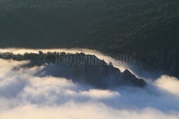 Mist in the Gorges du Verdon France