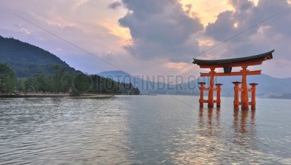 Itsukushima Torii Gate - Miyajima Island in Japan