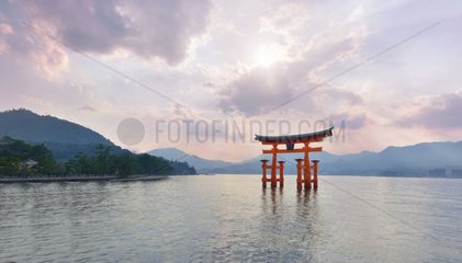 Itsukushima Torii Gate - Miyajima Island in Japan