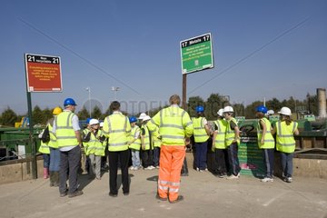 Educational school visit to domestic recycling site UK