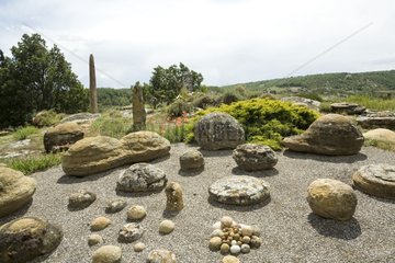 Mineral garden Abbaye de Valsaintes Alpes-de-Haute-Provence