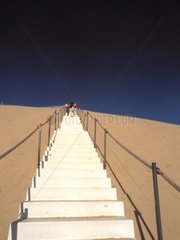 Treppen des Pilat Gironde Frankreichs Dune