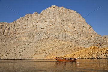 Coast of the Musandam Peninsula of Oman Persian Gulf