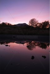 Sonnenuntergang auf der Puy Mary im Cantal Frankreich