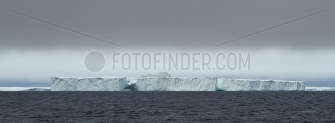 Iceberg drifting into Baffin Bay Northern Canada