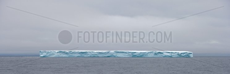 Tabular iceberg drifting in Lancaster Sound