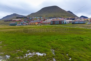 Mining town of Longyearbyen - Spitsbergen Svalbard