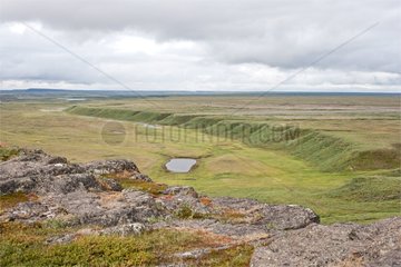 Bed of the Coppermine River near Kugluktuk Canada
