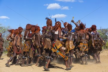 Hamer women at a ceremony - Omo valley Ethiopia