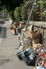 Müll in der Stadt