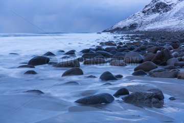 Coastal landscape - Unstad Lofoten Norway