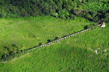 Aqueduct in the countryside of Northeast - Ceara Brazil