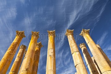Temple of Artemis Ancient city of Jerash Jordan