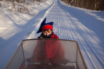 transport (sledge) in Finland