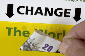 Gift of Â£20 in the box change the world United Kingdom
