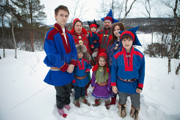 sami people in the north of Finland