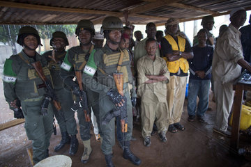 MISCA soldiers protecting muslim enclave PCAR