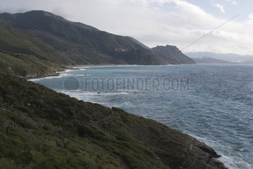 Felsige KÃ¼ste von Kap -Korsika Frankreich