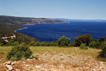 Kleine Bucht auf der Insel CRES Kroatien