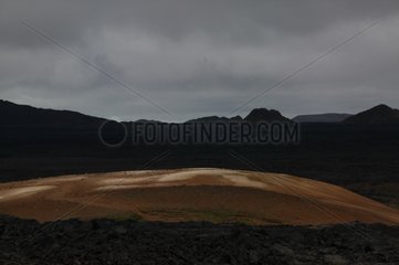 Landschaft im Krafla -Vulkangebiet Island