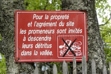 Panel des Umweltbewusstseins Frankreich