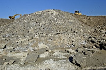 Montikule in einer alten Mine von Kali Frankreich