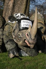 Costume de Rhinocéros pour le marathon de Londres