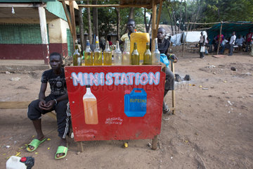 petrol station in Africa