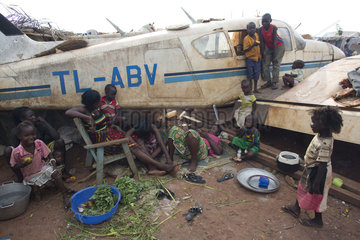 Displaced christians have taken refuge in Mpoko airport  CAR