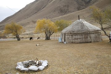 Kirgisische Jurten Lager Mantich kirgisistan
