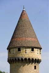 Dach und Mörder eines Cluny Abbey Turms Frankreich