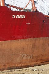 Cargo TK Bremen beached classified in Kerminihy