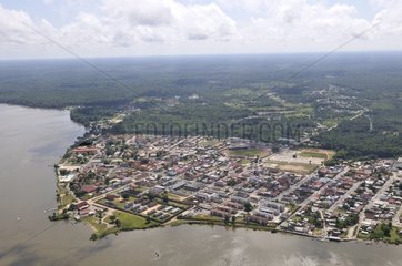 Luftaufsicht von Saint-Laurent-Du-Maroni French Guayana
