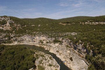 Descente de rivière en canoé Gorges de l'Ardèche