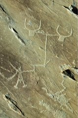 Rupestral carving Protohistoric Vallée des Merveilles