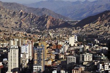 La Paz and the capital  the highest in the world Bolivia