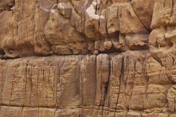 Sandstone in the Natural reserve of Mujib in Jordan