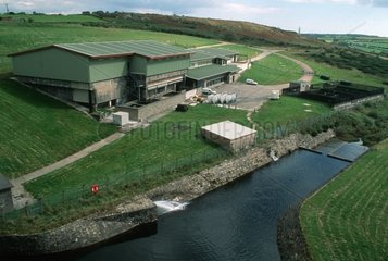 Water treatment plant below Stithians Reservoir UK