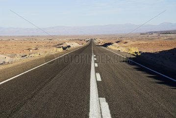 Road Paso de Sico Atacama Desert Chile